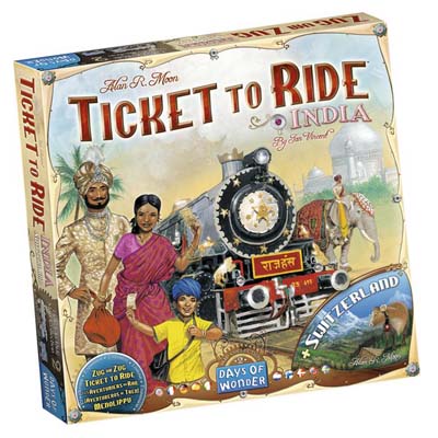 Ticket To Ride: India/ Switzerland (ENG)